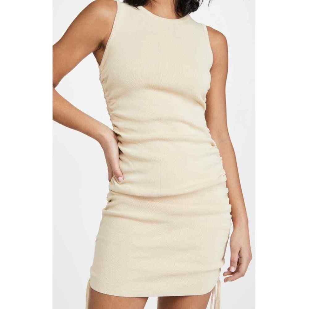 Lioness Cream Military Minds Cinch Sleevelessโ Crewneck Mini Dress Size Small